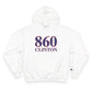 860 Clinton Red White & Blue Champion Hoodie