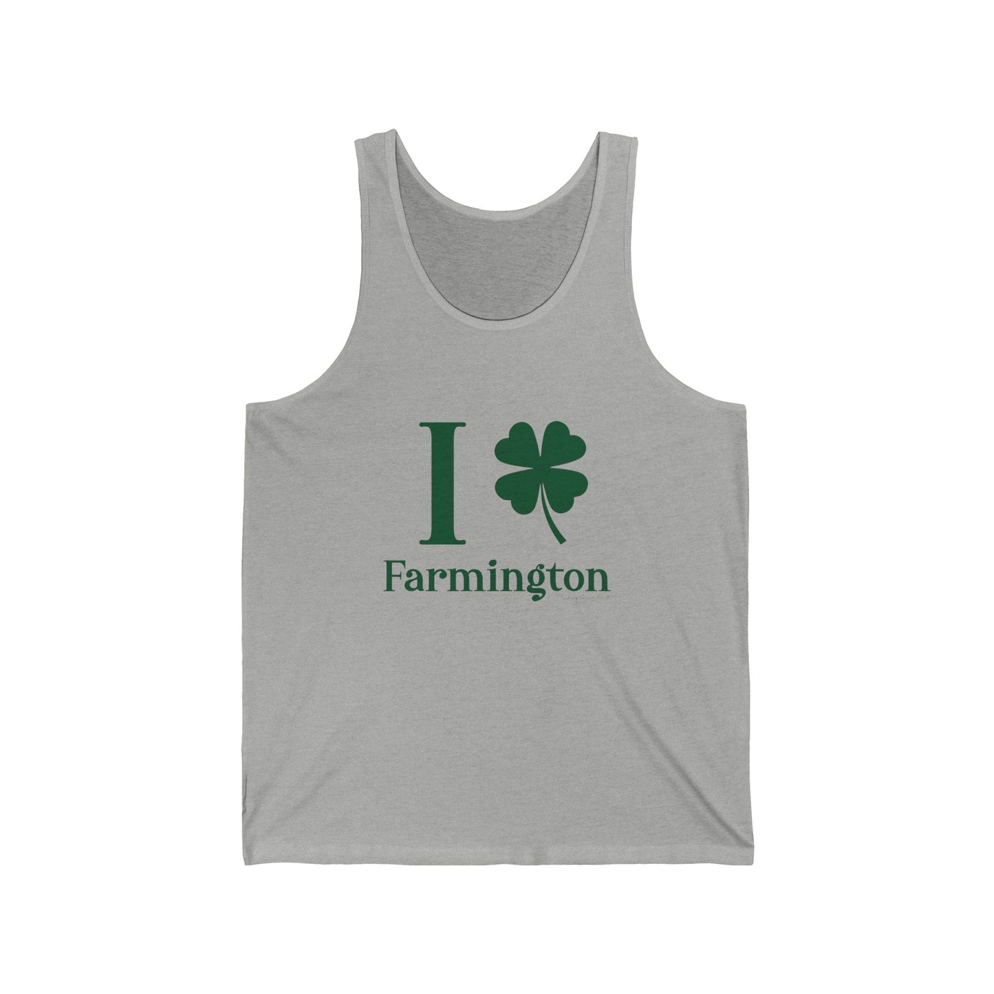 I Clover Farmington Unisex Jersey Tank Top