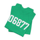 06877 Ridgefield CT Zip Code Unisex Jersey Short Sleeve T-Shirt