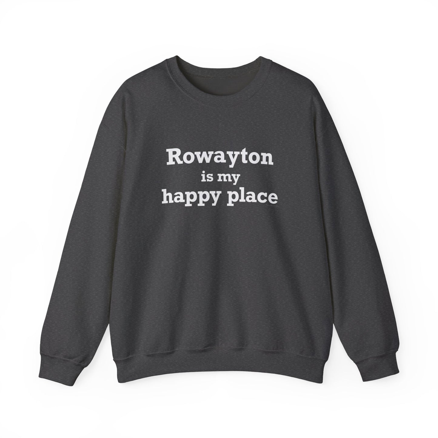 Rowayton is My Happy Place Unisex Heavy Blend™ Crewneck Sweatshirt
