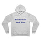 New Fairfield Is My Happy Place Unisex Sponge Fleece Pullover Hoodie