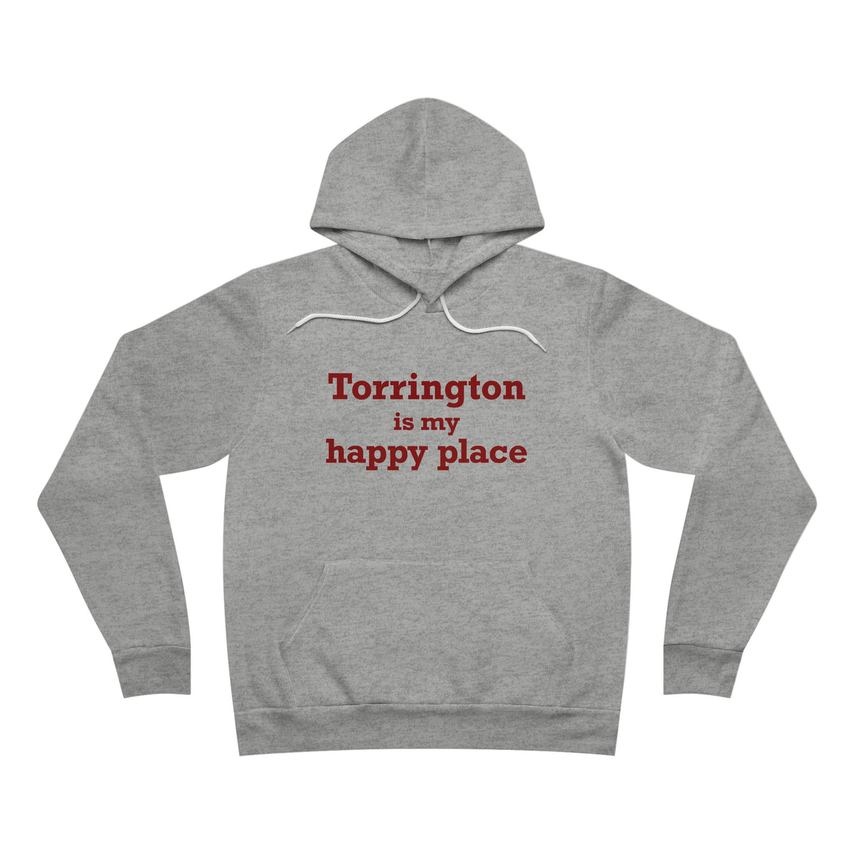 Torrington is My Happy Place Unisex Sponge Fleece Pullover Hoodie