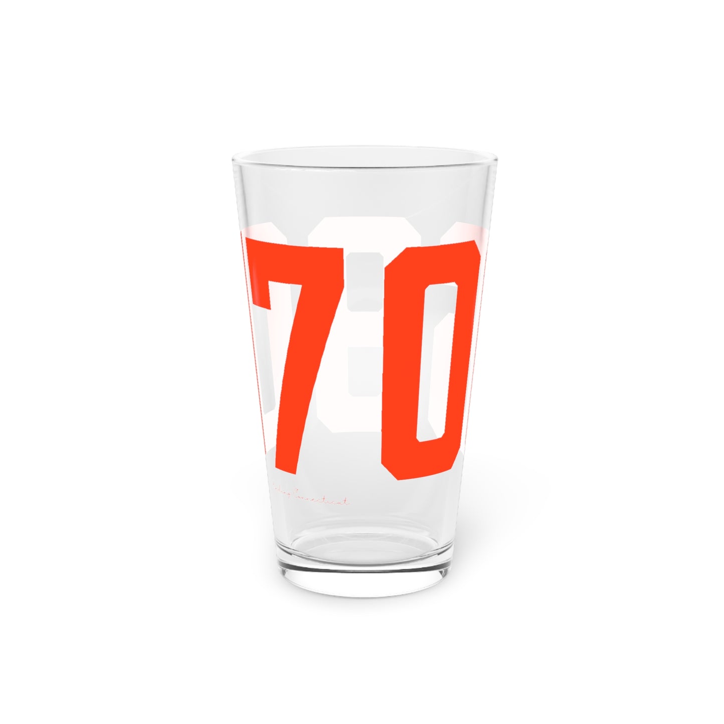 06907 Stamford Connecticut Zip Code Pint Glass, 16oz