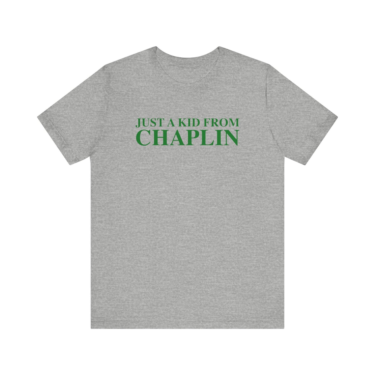 Just a kid from Chaplin Unisex Jersey Short Sleeve T-Shirt