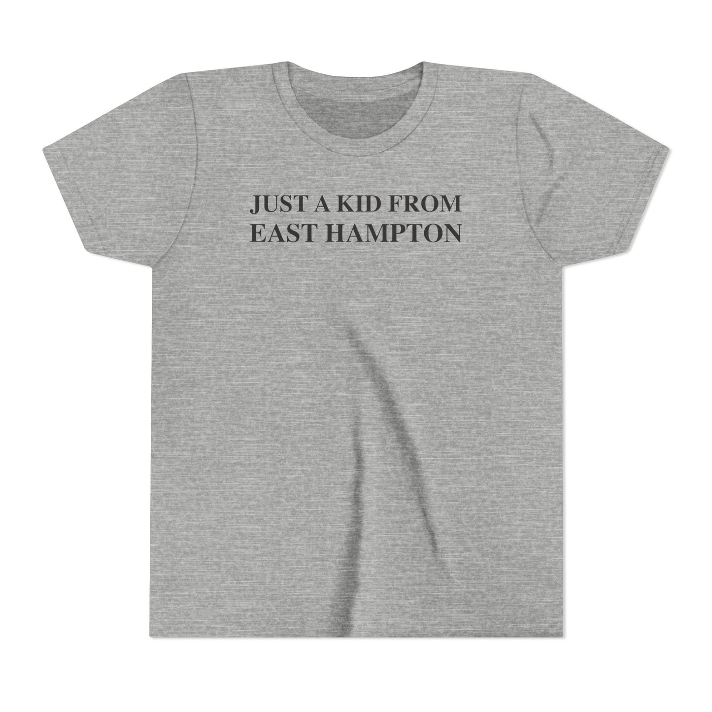 Just a kid from East Hampton Youth Short Sleeve T-Shirt