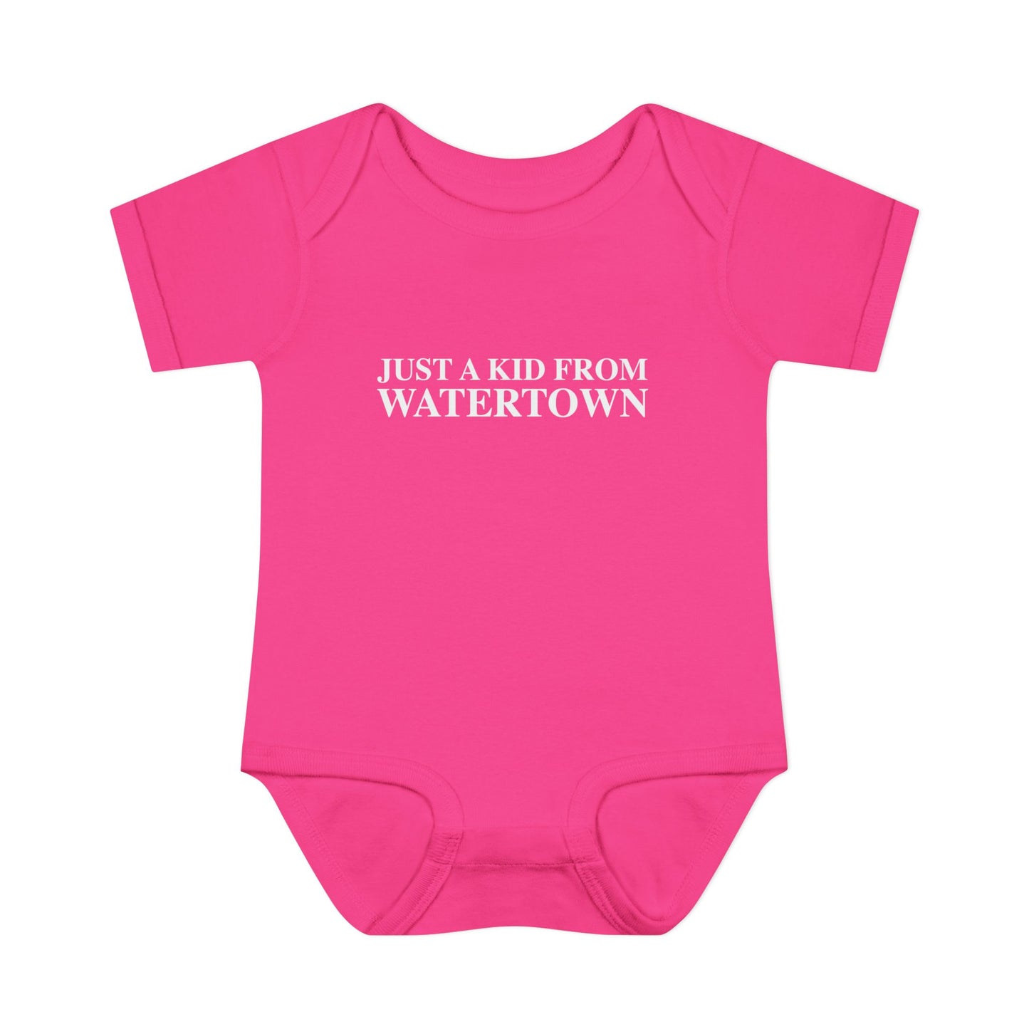 Just a kid from Watertown Infant Baby Rib Bodysuit