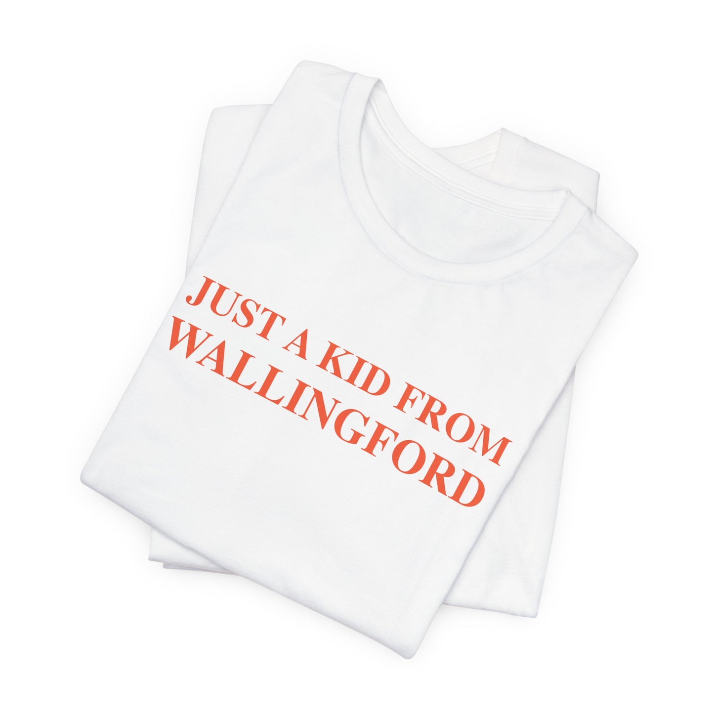 Just a kid from Wallingford Unisex Jersey Short Sleeve Tee