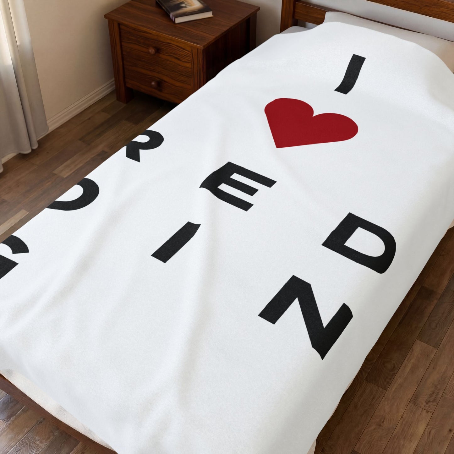 Redding Vision Velveteen Plush Blanket