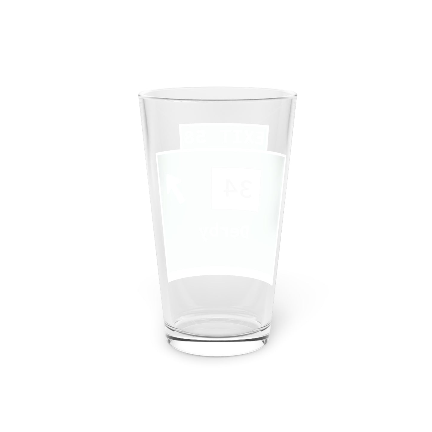 Vintage WCP Exit 56 Sign Pint Glass, 16oz