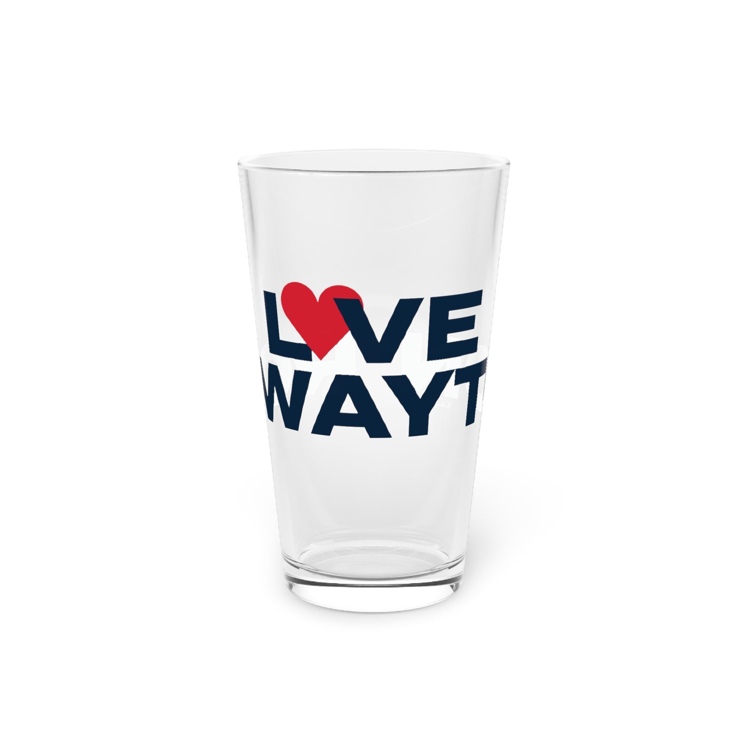 Love Rowayton Pint Glass, 16oz