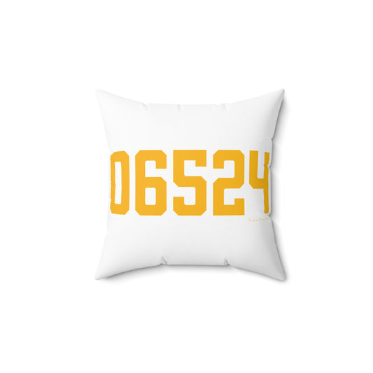 06524 Bethany Connecticut Zip Code Polyester Square Pillow