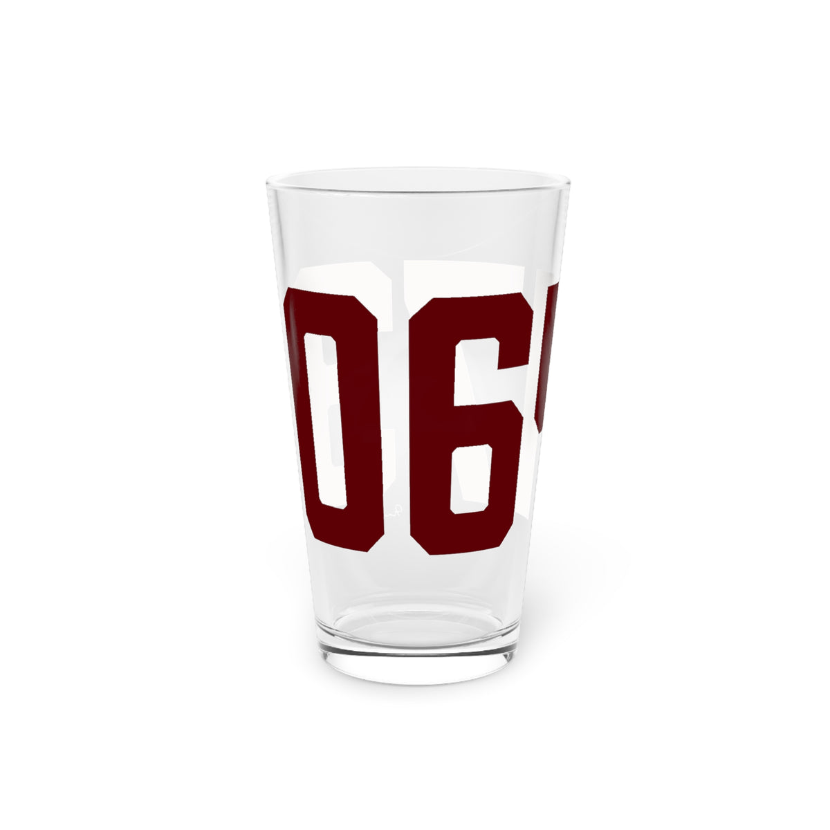 06473 North Haven Connecticut Zip Code Pint Glass, 16oz
