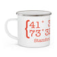 Stamford Coordinates Enamel Camping Mug