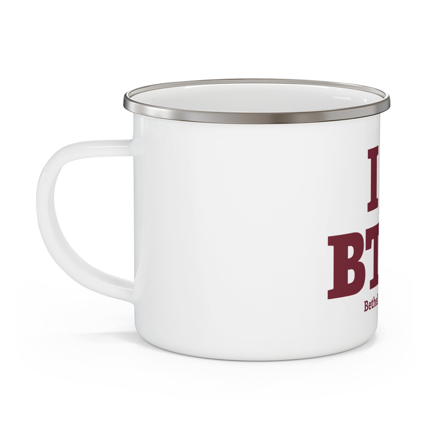 I Heart BTHL Enamel Camping Mug