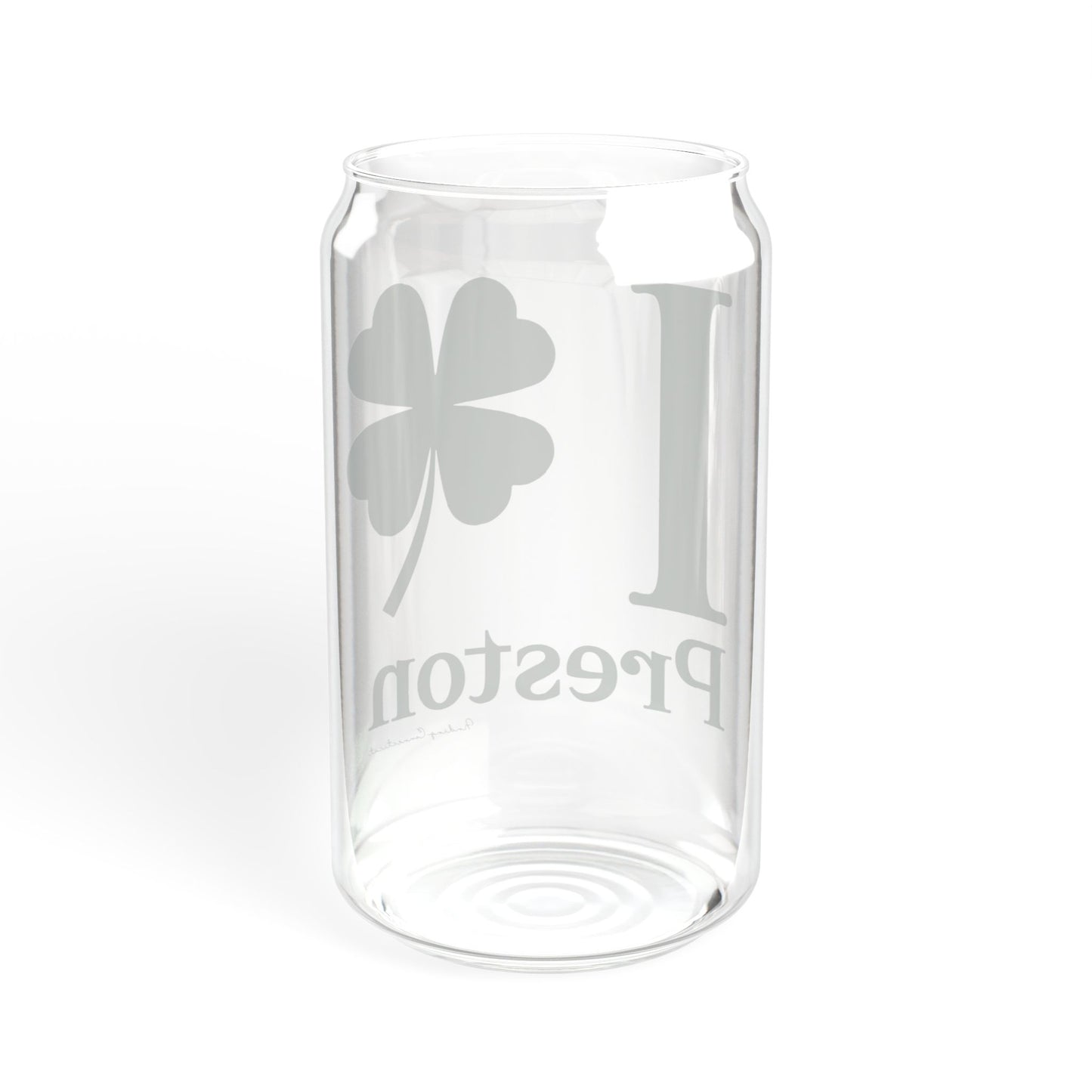 I Clover Preston Sipper Glass, 16oz