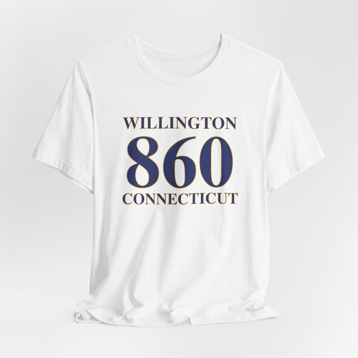 Willington 860 Connecticut Unisex Jersey Short Sleeve T-Shirt