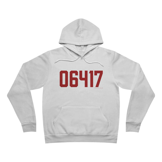 06417 Deep River Connecticut Zip Code Unisex Sponge Fleece Pullover Hoodie