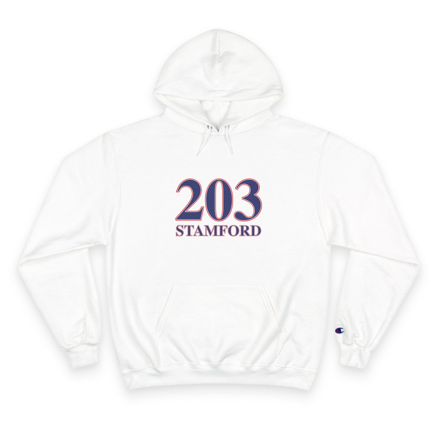 203 Stamford Red, White & Blue Champion Hoodie