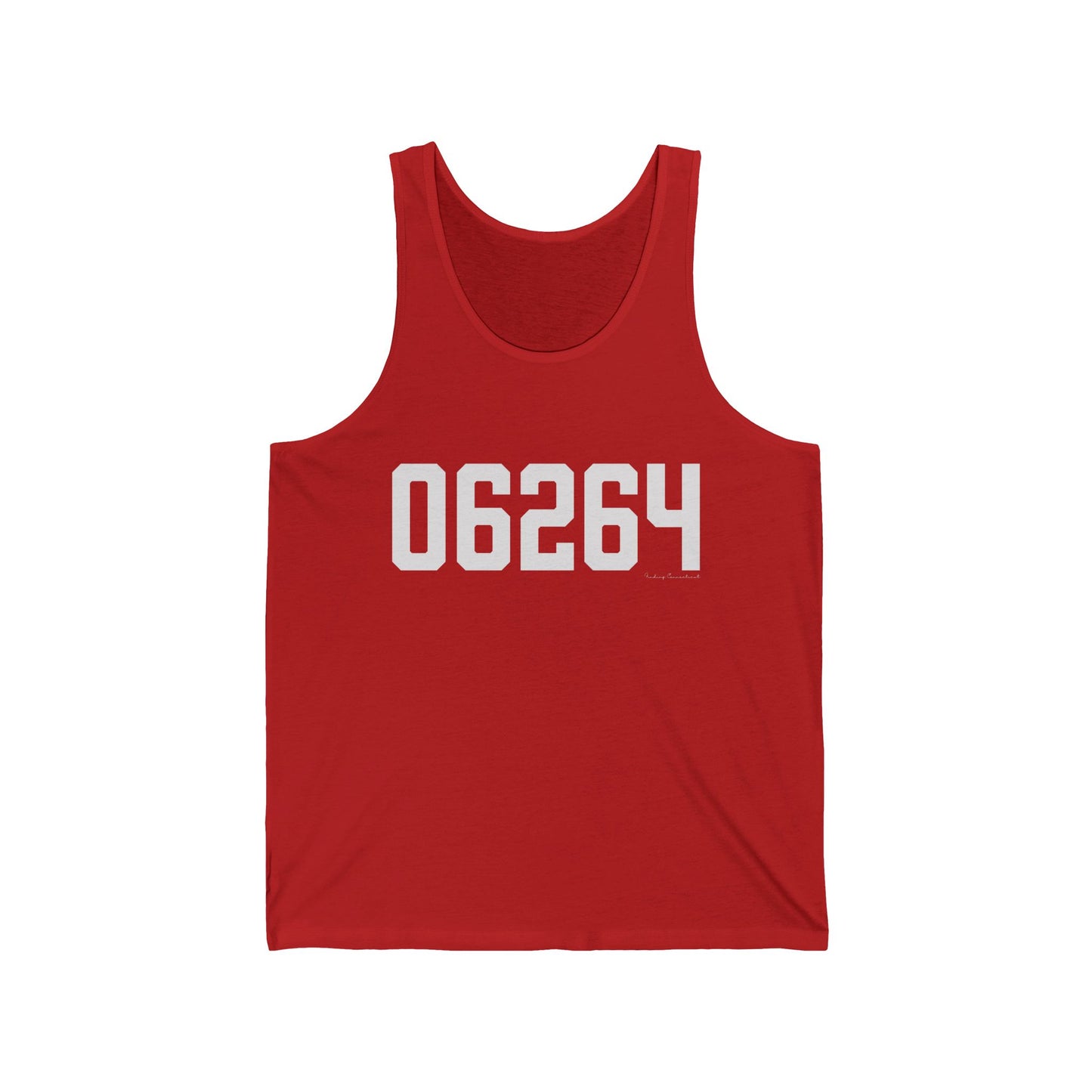 06264 Scotland CT Zip Code Unisex Jersey Tank Top