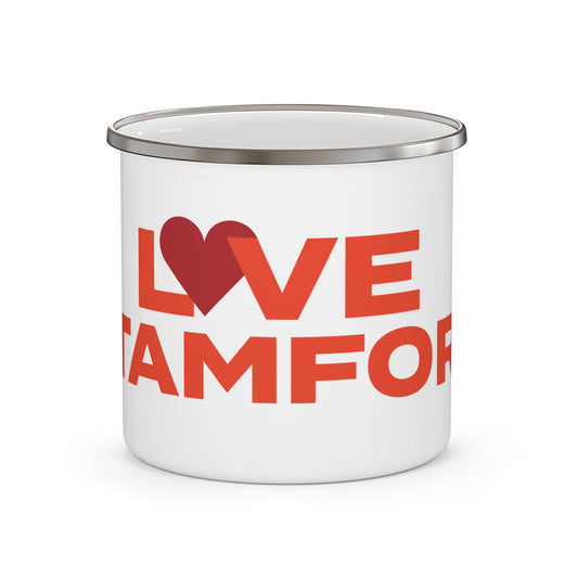 Love Stamford Enamel Camping Mug