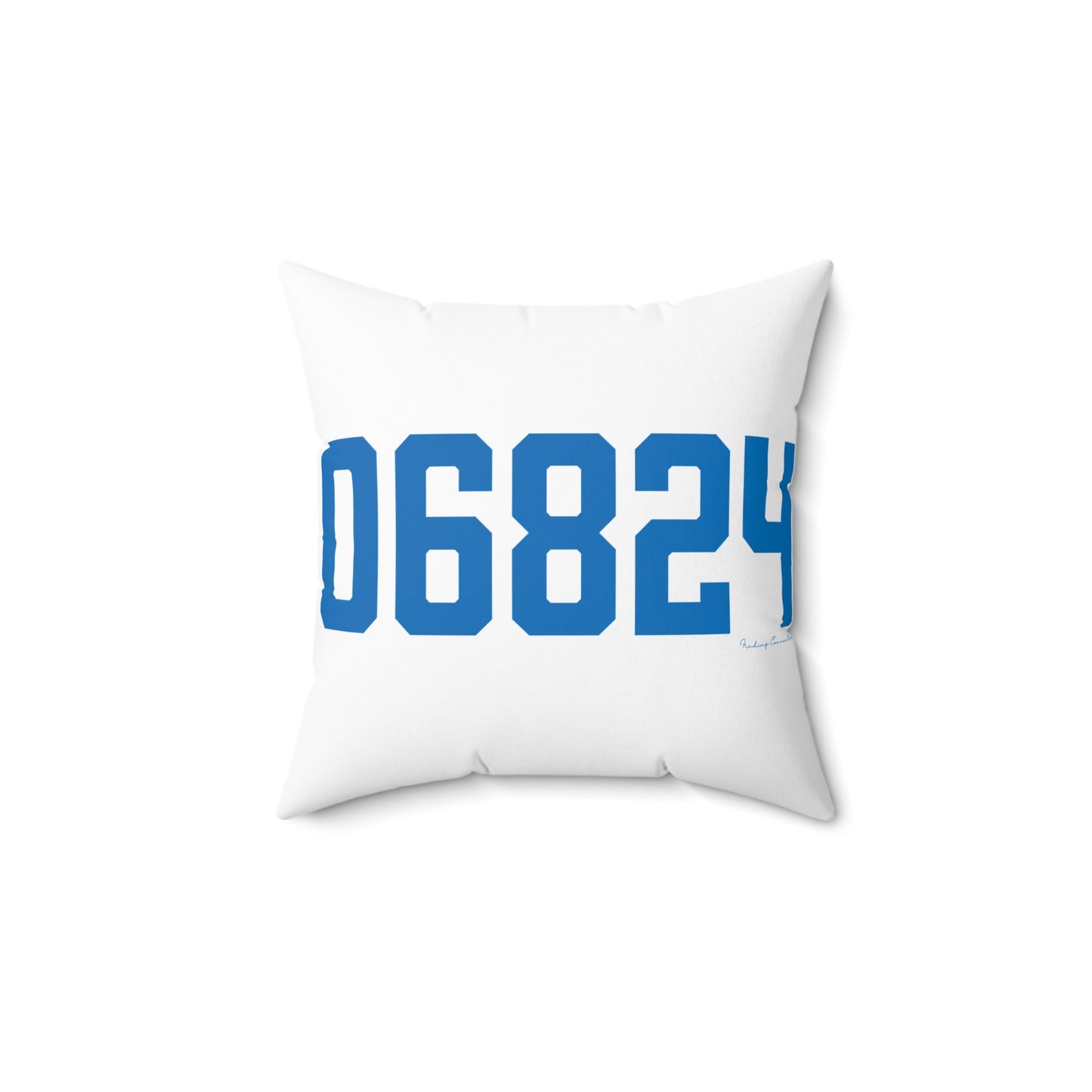 06824 Fairfield Connecticut Zip Code Spun Polyester Square Pillow