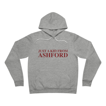 Just a kid from Ashford Unisex Sponge Fleece Pullover Hoodie