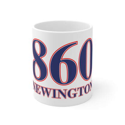 860 Newington Red, White & Blue Mug 11oz