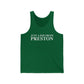 Just a kid from Preston Unisex Jersey Tank Top