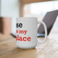 Goose Shows Are My Happy Place - Blue & Orange Mug 15oz