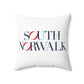 41 Tilt South Norwalk Spun Polyester Square Pillow