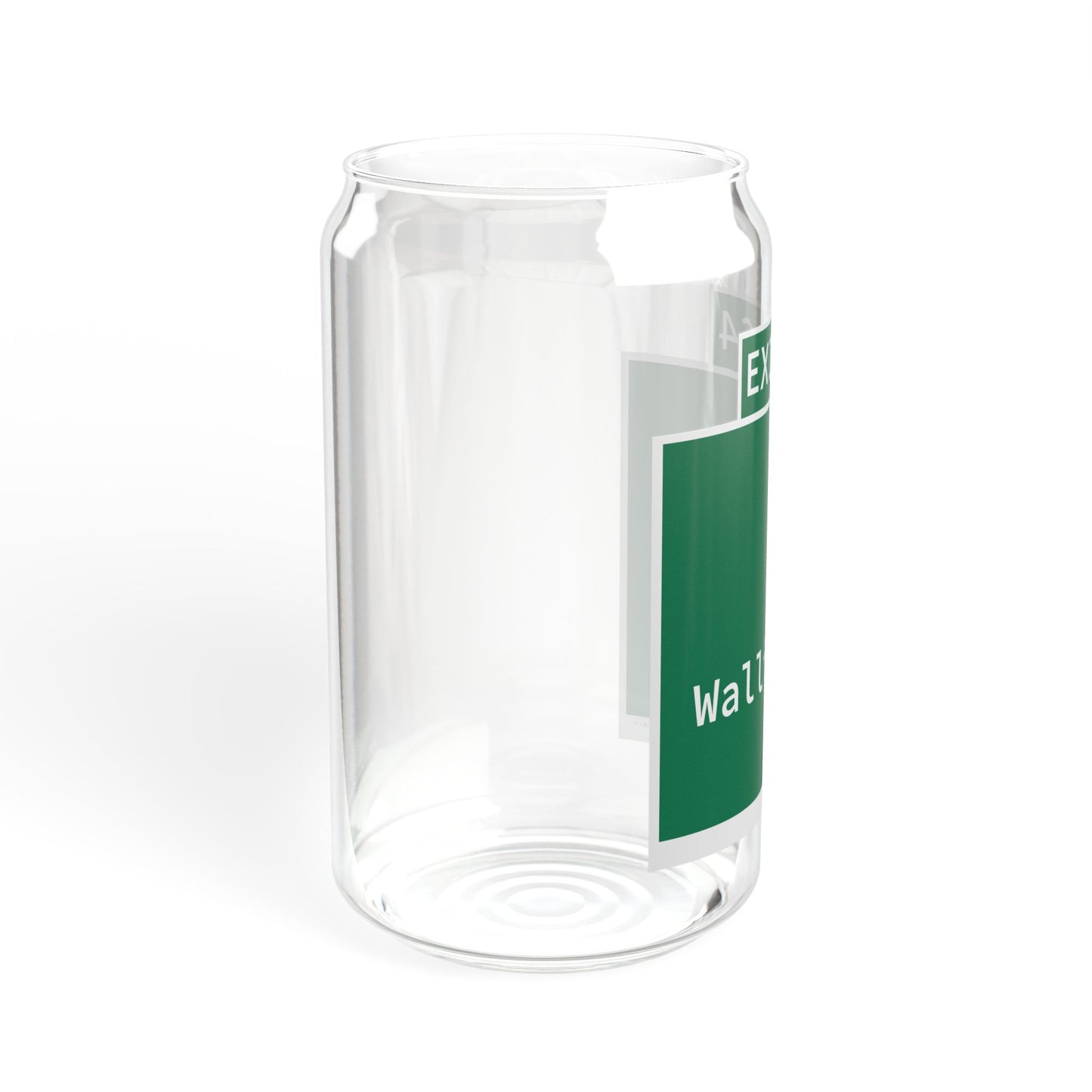 Vintage WCP Exit 64 Sign Sipper Glass, 16oz