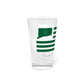 Pomfret Connecticut St. Patrick’s Day Flag Pint Glass, 16oz