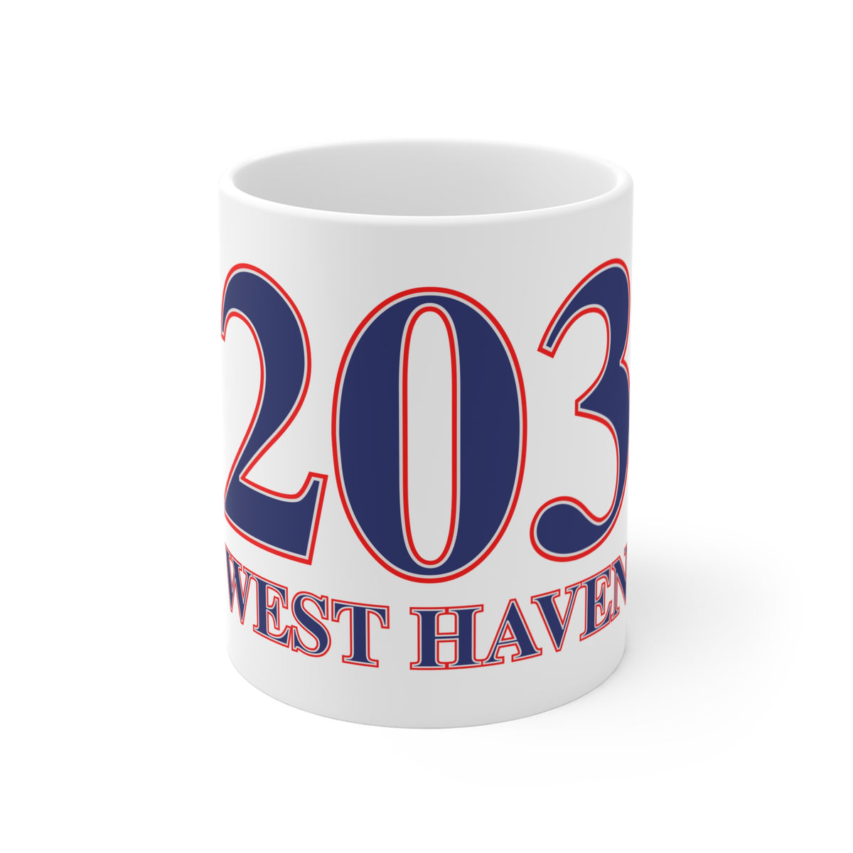 West Haven Red, White & Blue Mug 11oz