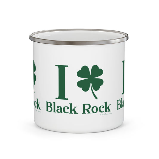 I Clover Black Rock Enamel Camping Mug