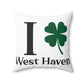 I Clover West Haven Spun Polyester Square Pillow