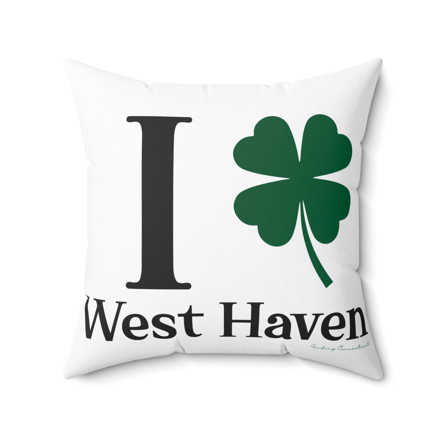 I Clover West Haven Spun Polyester Square Pillow
