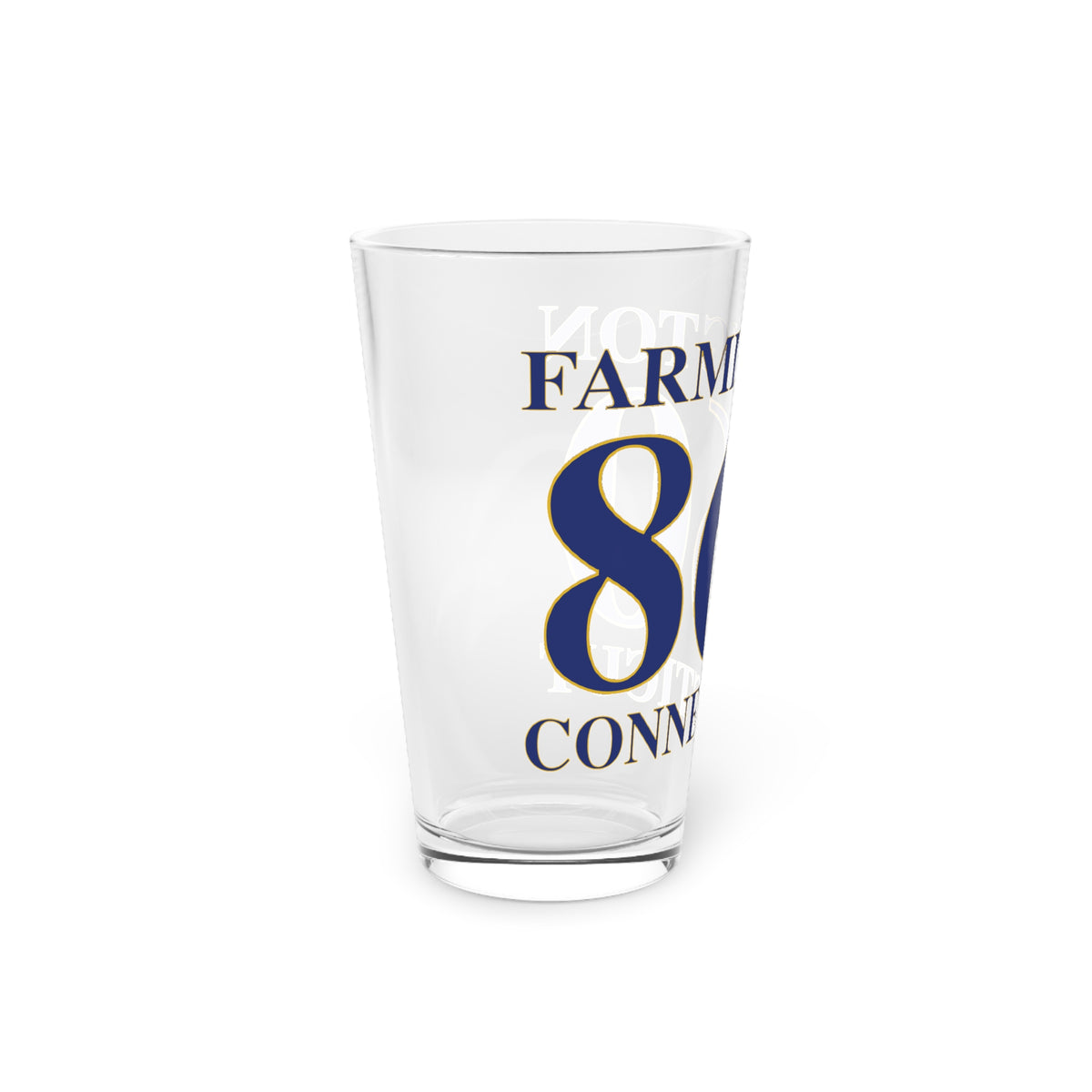 Farmington 860 Connecticut Pint Glass, 16oz