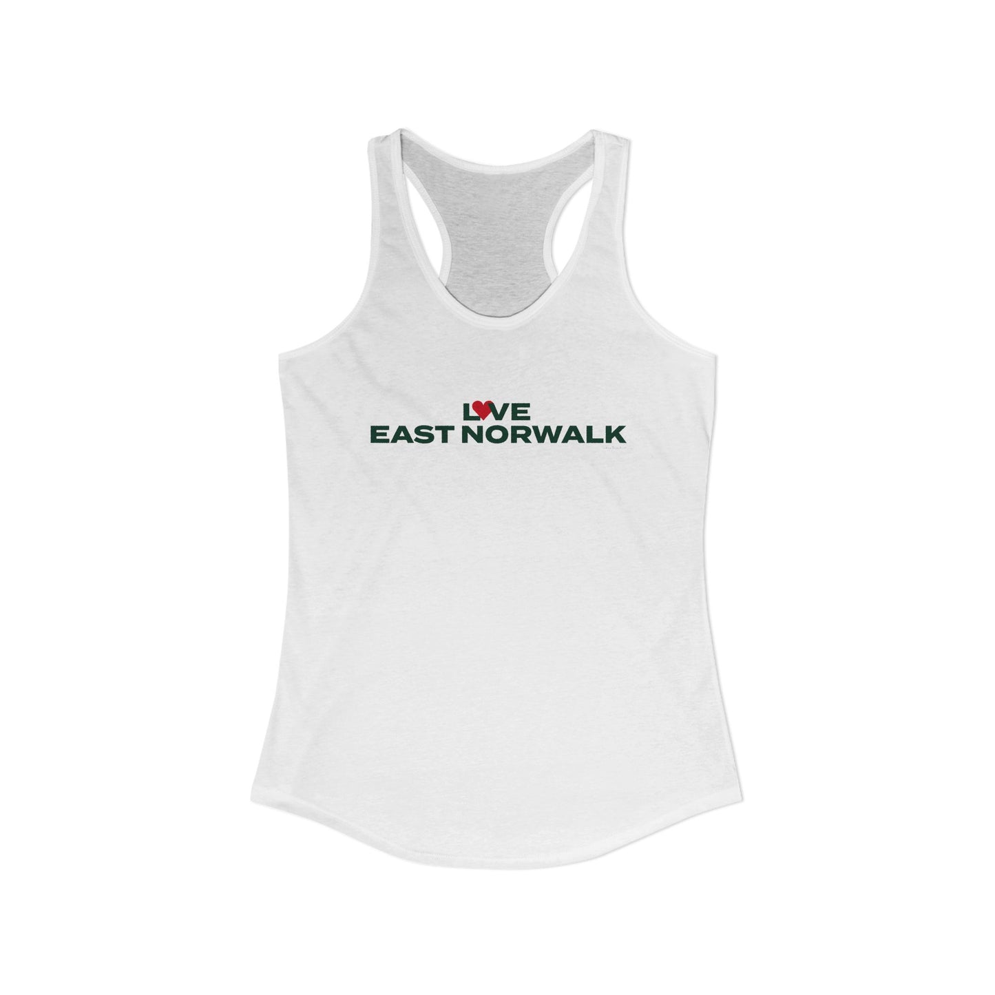 Love East Norwalk Women's Ideal Racerback Tank Top