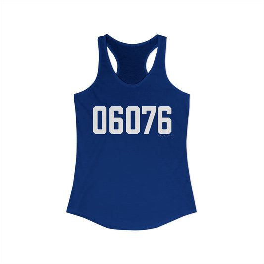 06076 Stafford CT Zip Code Women's Ideal Racerback Tank Top