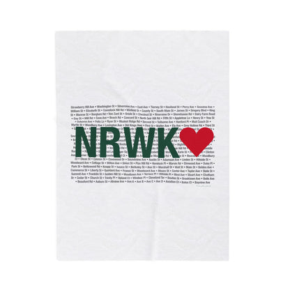 Norwalk Love Velveteen Plush Blanket