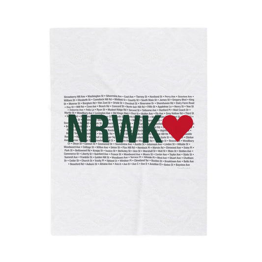 Norwalk Love Velveteen Plush Blanket