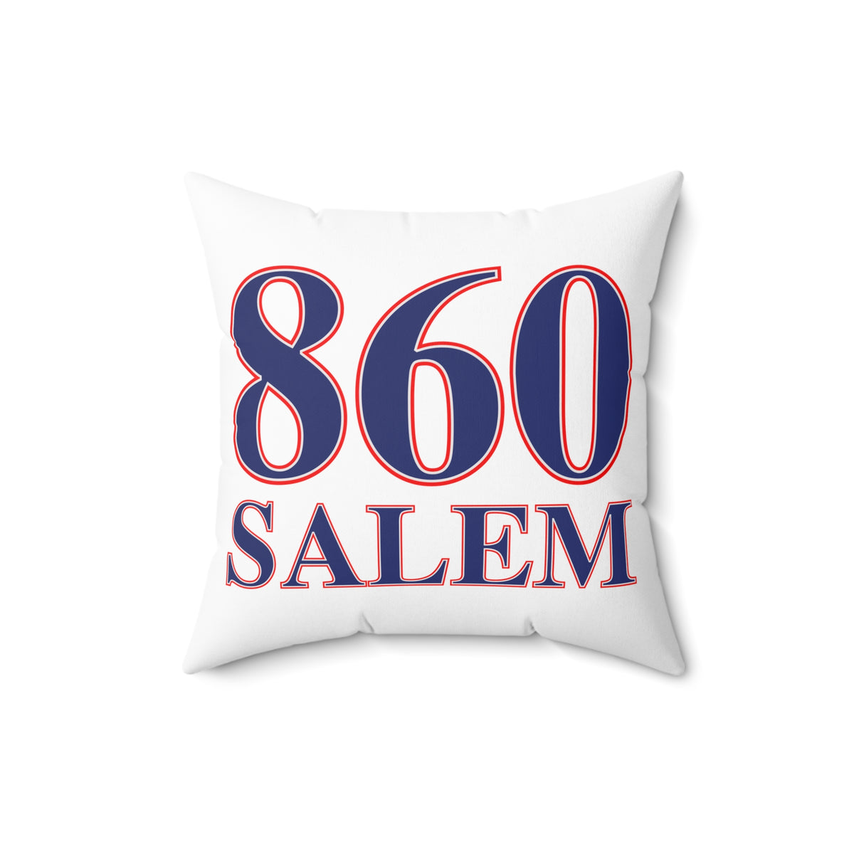 860 Salem Red, White & Blue Spun Polyester Square Pillow