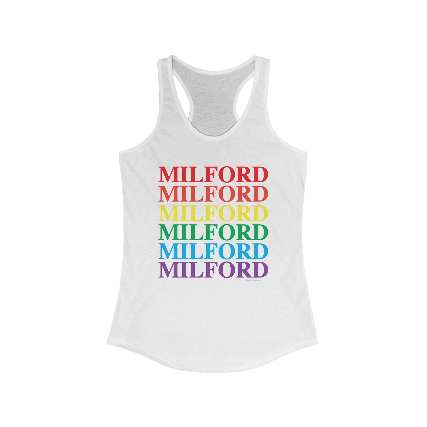 Milford Pride Women's Ideal Racerback Tank