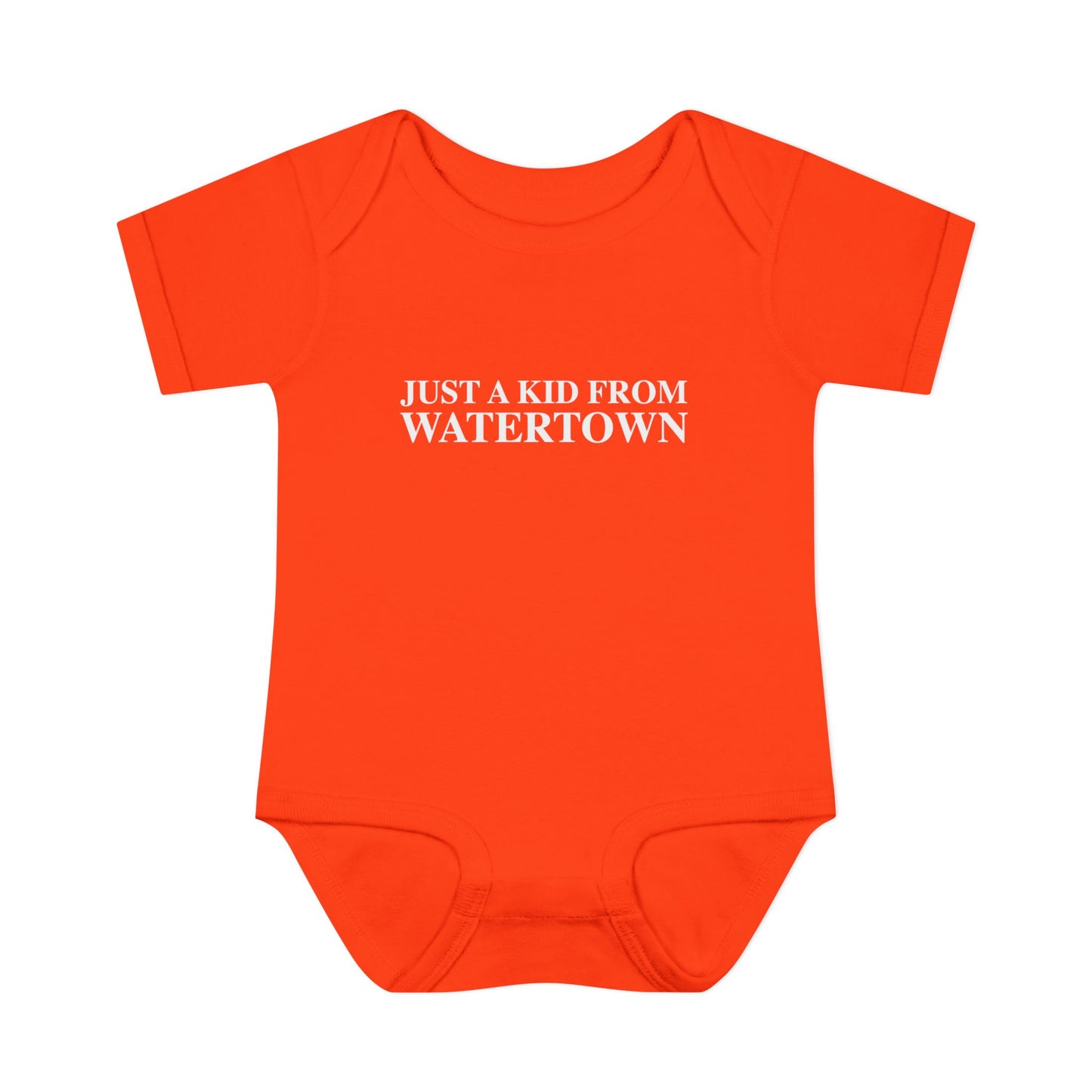 Just a kid from Watertown Infant Baby Rib Bodysuit