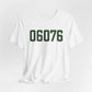 06076 Union Connecticut Zip Code Unisex Jersey Short Sleeve T-Shirt