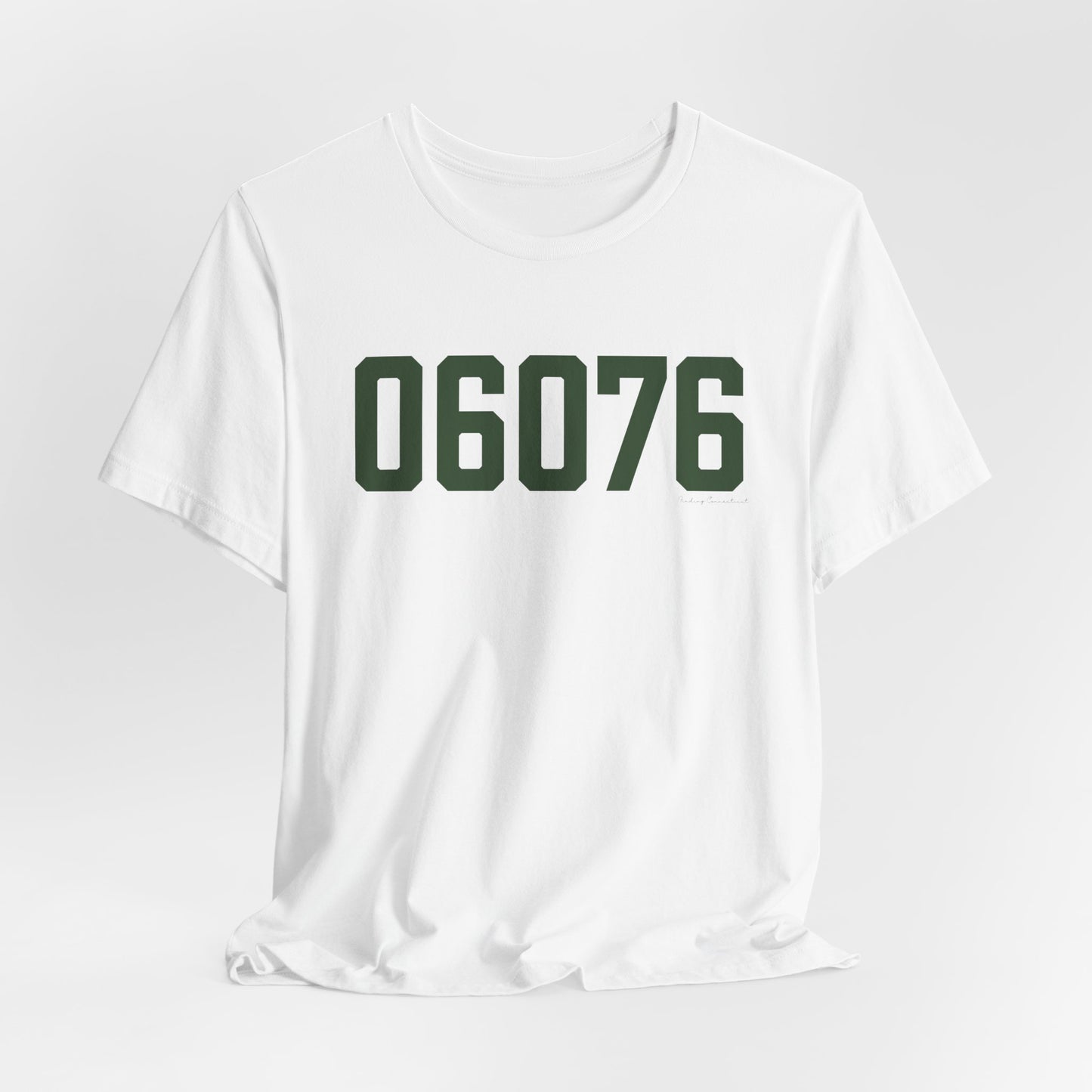 06076 Union Connecticut Zip Code Unisex Jersey Short Sleeve T-Shirt