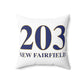 203 New Fairfield  Spun Polyester Square Pillow