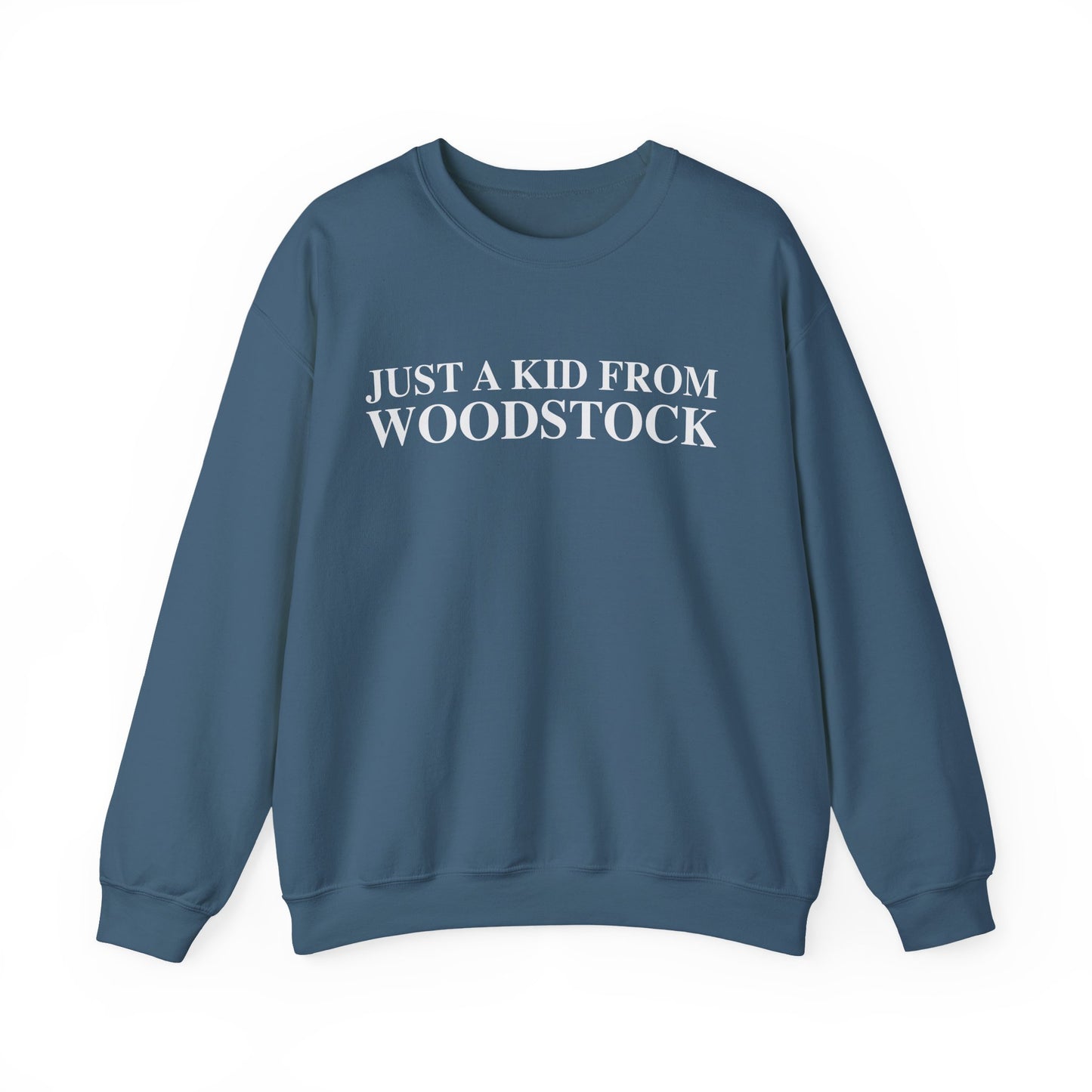 Just a kid from Woodstock Unisex Heavy Blend™ Crewneck Sweatshirt