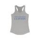 Just a kid from Clinton Women's Ideal Racerback Tank