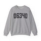 06340 Groton Connecticut Zip Code Unisex Heavy Blend™ Crewneck Sweatshirt